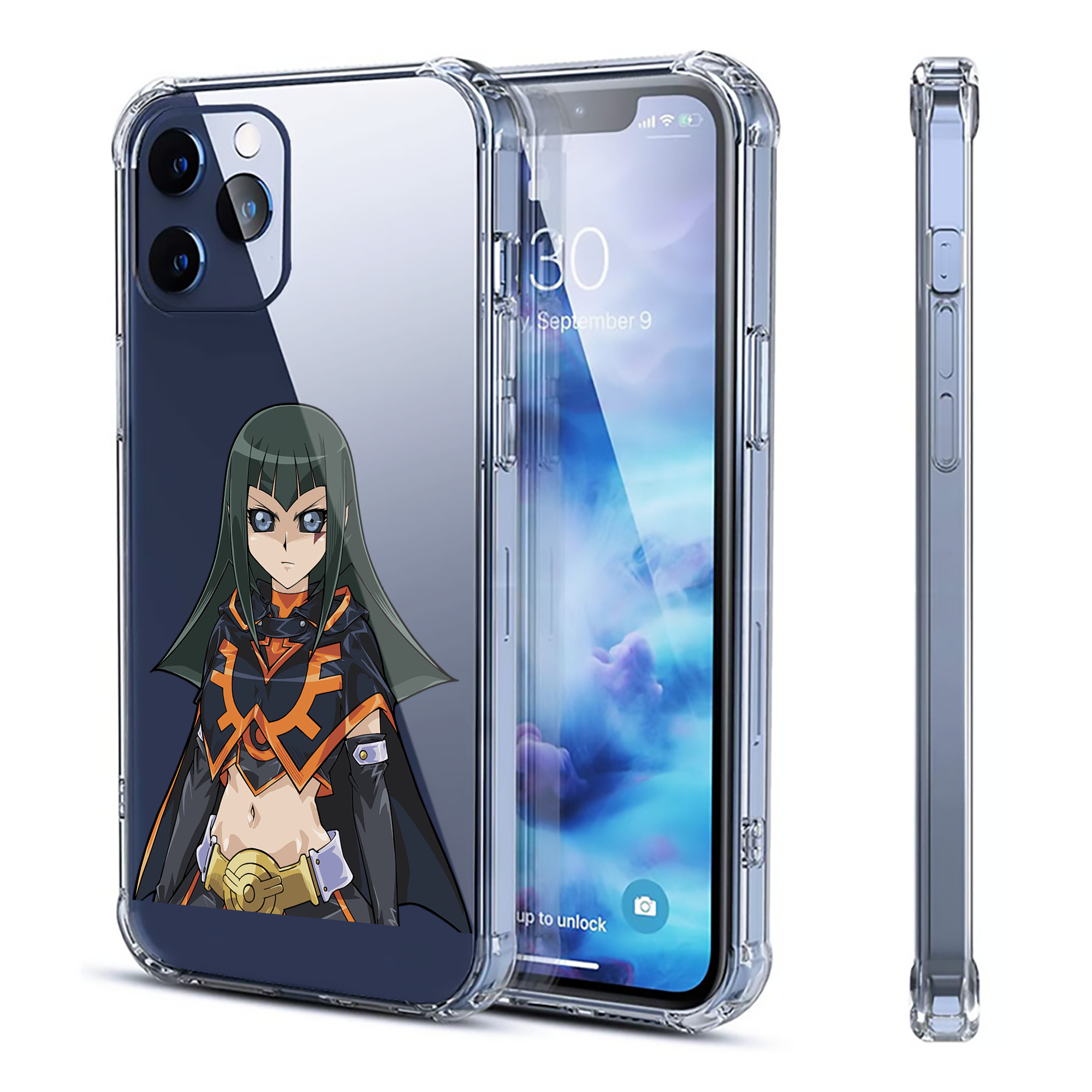 （画像用） 遊☆戯☆王 Yu-Gi-Oh! 【iPhone 12シリーズ対応】透明スマホケース（クリアソフトケース）